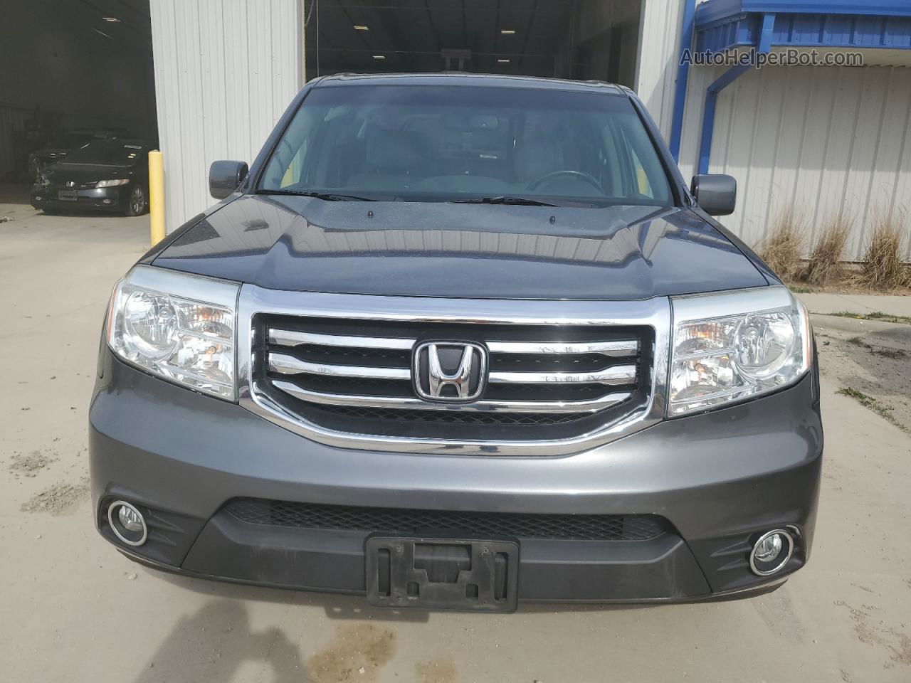 2013 Honda Pilot Exl Серый vin: 5FNYF4H57DB056646