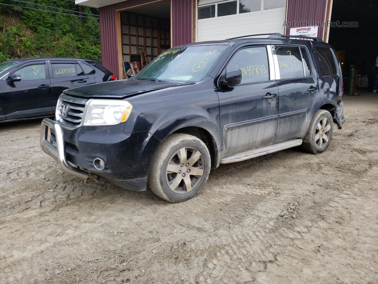 2013 Honda Pilot Exl Black vin: 5FNYF4H57DB065993