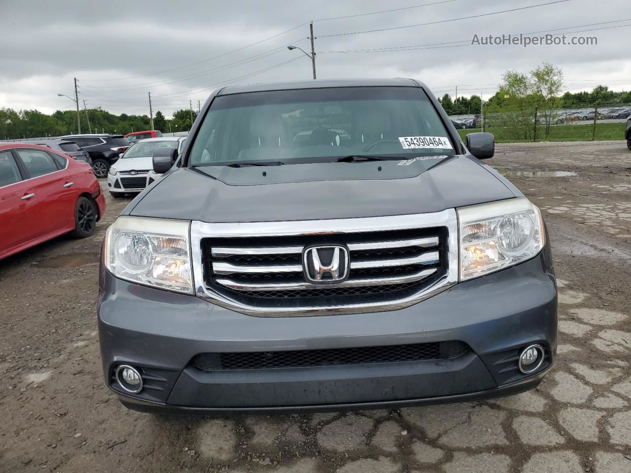 2013 Honda Pilot Exl Gray vin: 5FNYF4H57DB073897