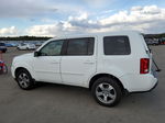 2013 Honda Pilot Exl White vin: 5FNYF4H57DB083071