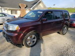 2015 Honda Pilot Exl Burgundy vin: 5FNYF4H57FB071375