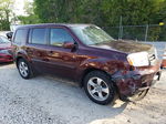 2015 Honda Pilot Exl Burgundy vin: 5FNYF4H57FB071375