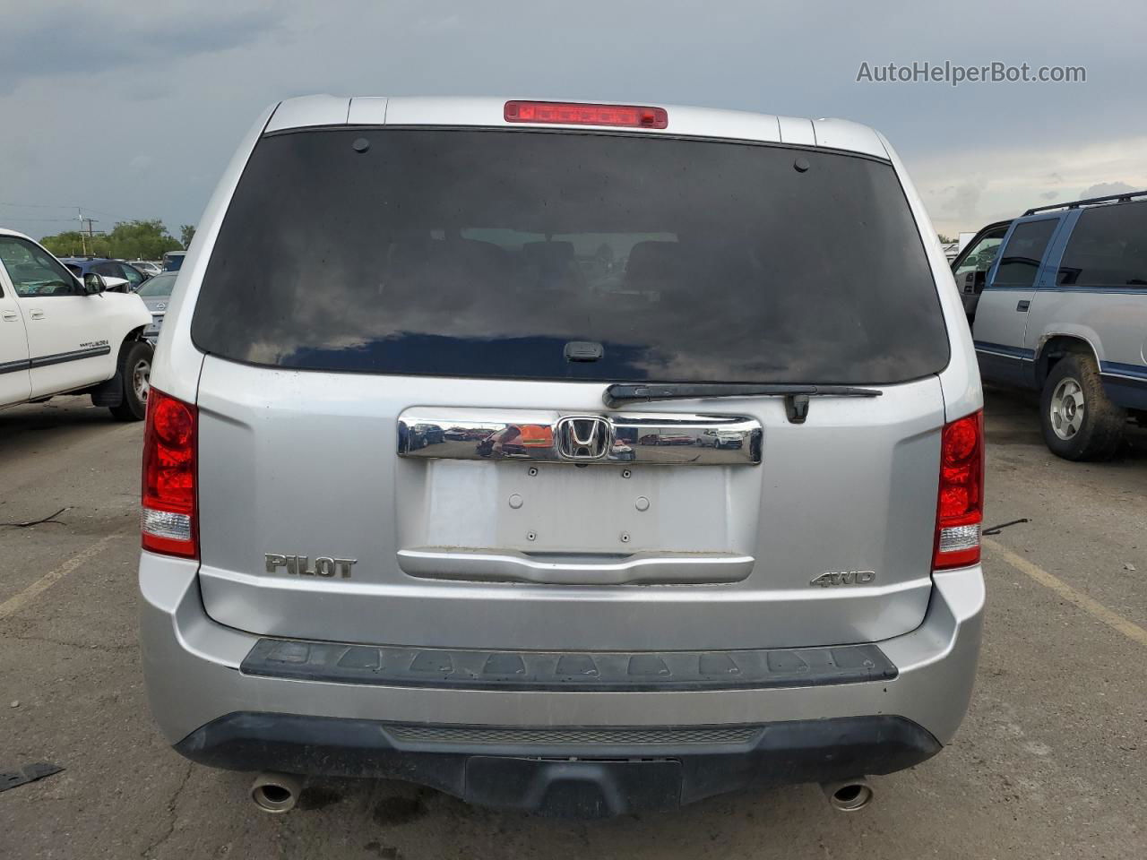 2013 Honda Pilot Exl Silver vin: 5FNYF4H58DB010310