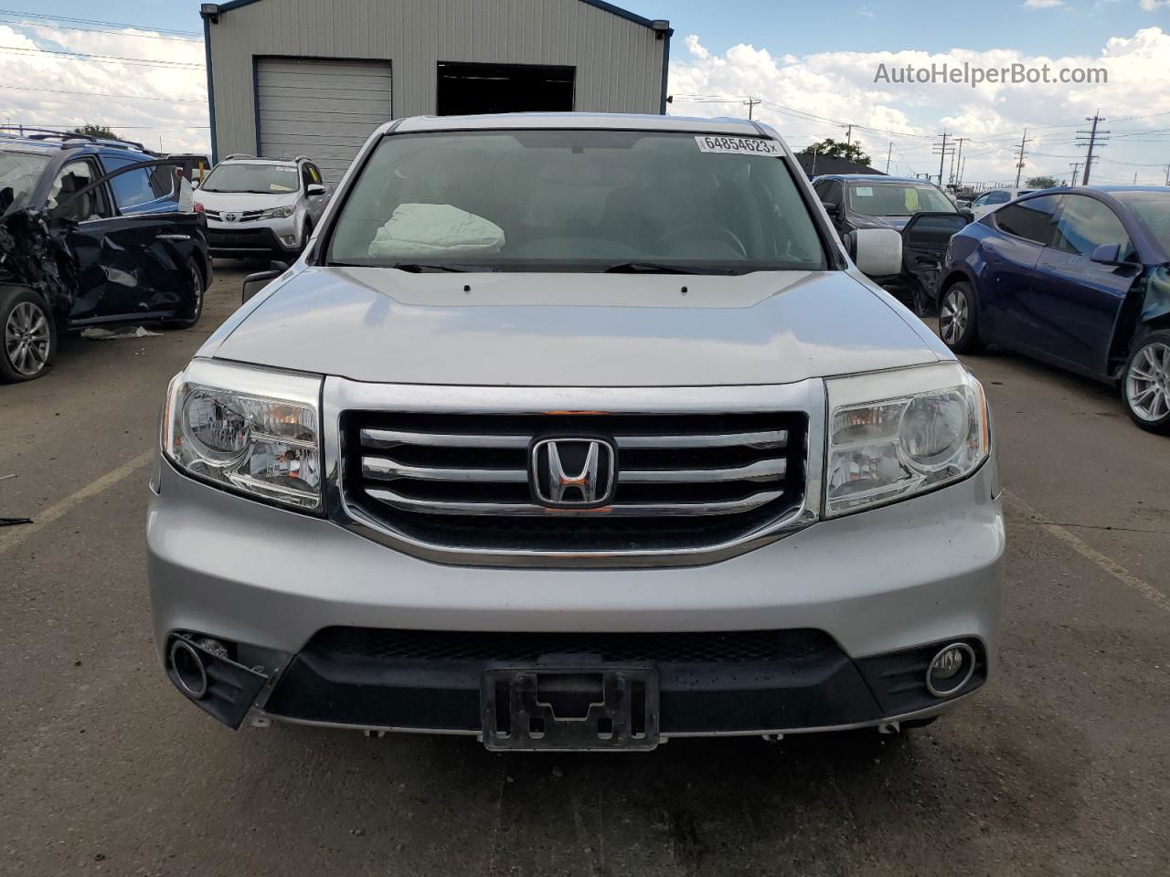 2013 Honda Pilot Exl Silver vin: 5FNYF4H58DB010310