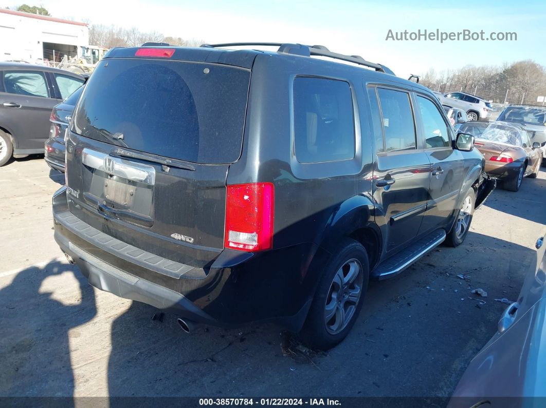 2013 Honda Pilot Ex-l Черный vin: 5FNYF4H58DB012672