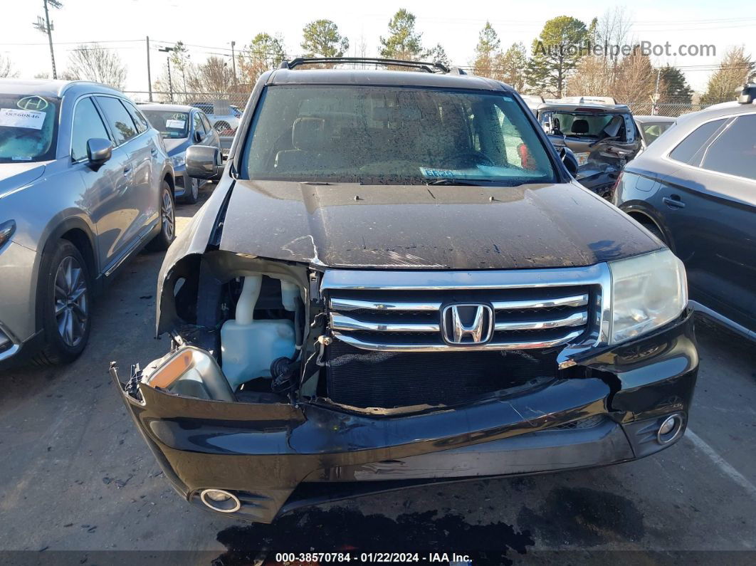 2013 Honda Pilot Ex-l Black vin: 5FNYF4H58DB012672