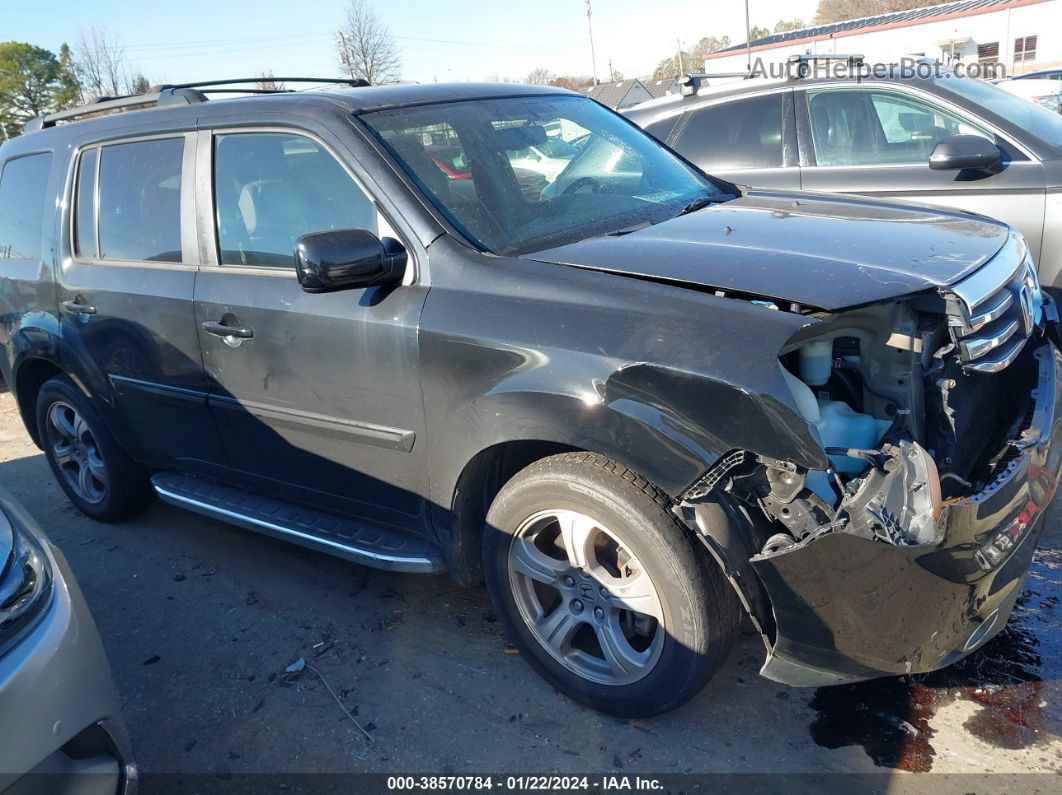 2013 Honda Pilot Ex-l Black vin: 5FNYF4H58DB012672