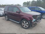 2013 Honda Pilot Ex-l Бордовый vin: 5FNYF4H58DB035871