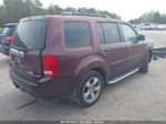 2013 Honda Pilot Ex-l Бордовый vin: 5FNYF4H58DB035871