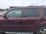 2013 Honda Pilot Ex-l Burgundy vin: 5FNYF4H58DB035871