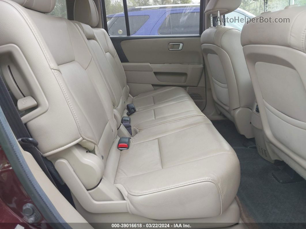 2013 Honda Pilot Ex-l Бордовый vin: 5FNYF4H58DB035871