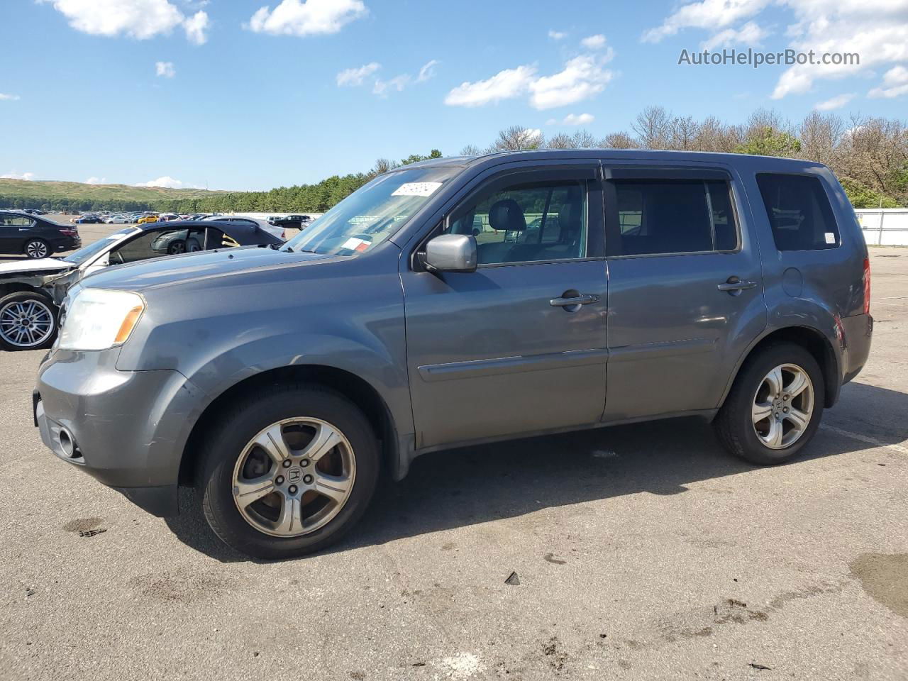 2013 Honda Pilot Exl Charcoal vin: 5FNYF4H58DB038026