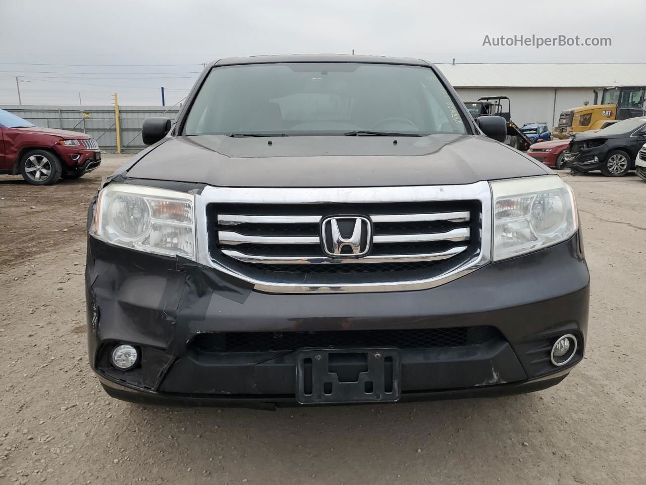 2013 Honda Pilot Exl Серый vin: 5FNYF4H58DB040567