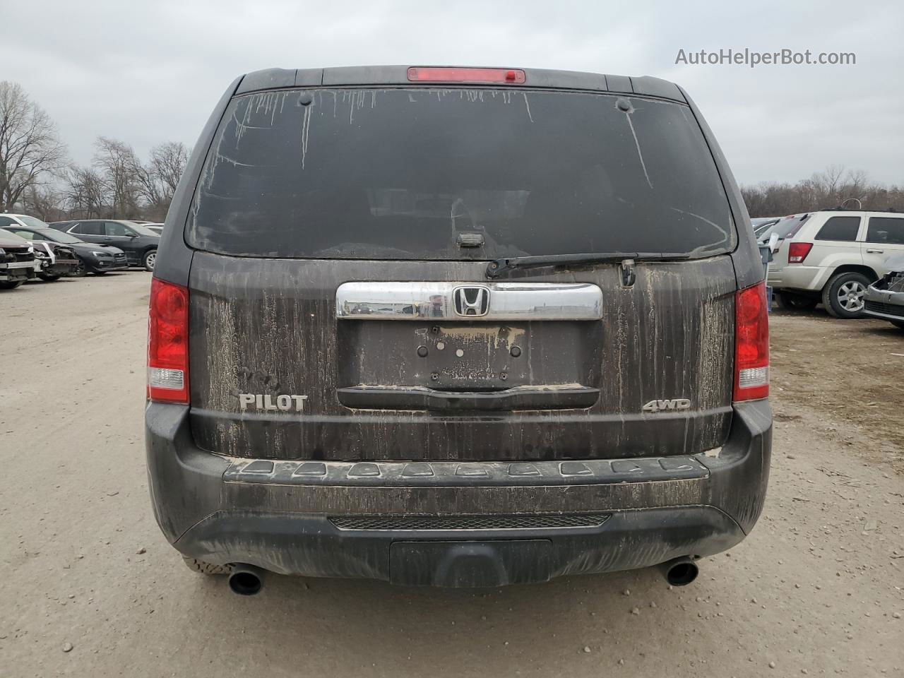 2013 Honda Pilot Exl Серый vin: 5FNYF4H58DB040567