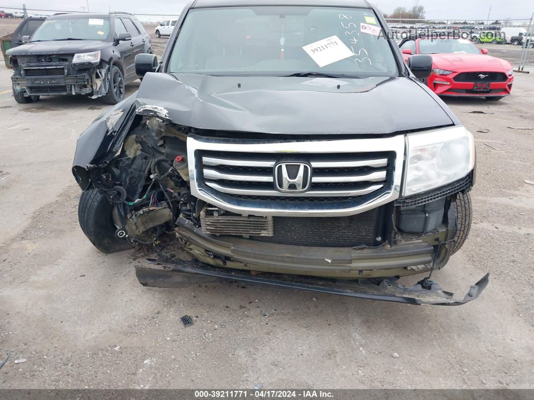 2013 Honda Pilot Ex-l Black vin: 5FNYF4H58DB053643