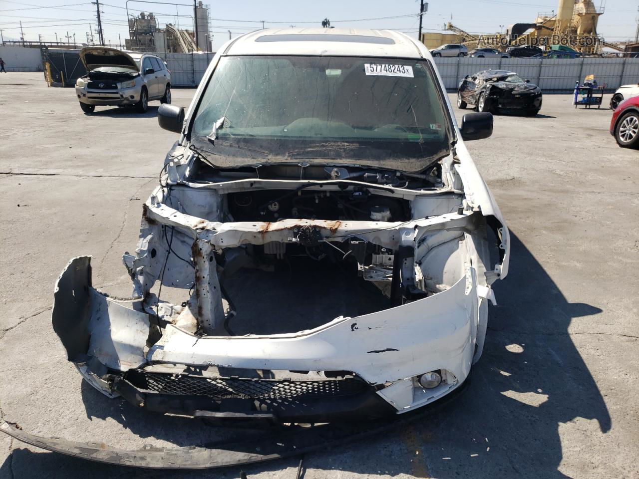 2013 Honda Pilot Exl White vin: 5FNYF4H58DB054730