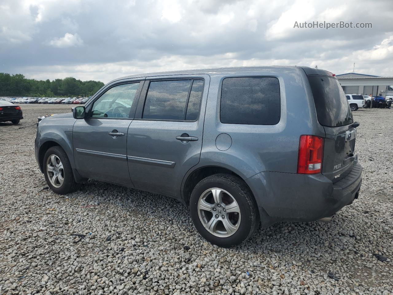 2013 Honda Pilot Exl Gray vin: 5FNYF4H58DB068353