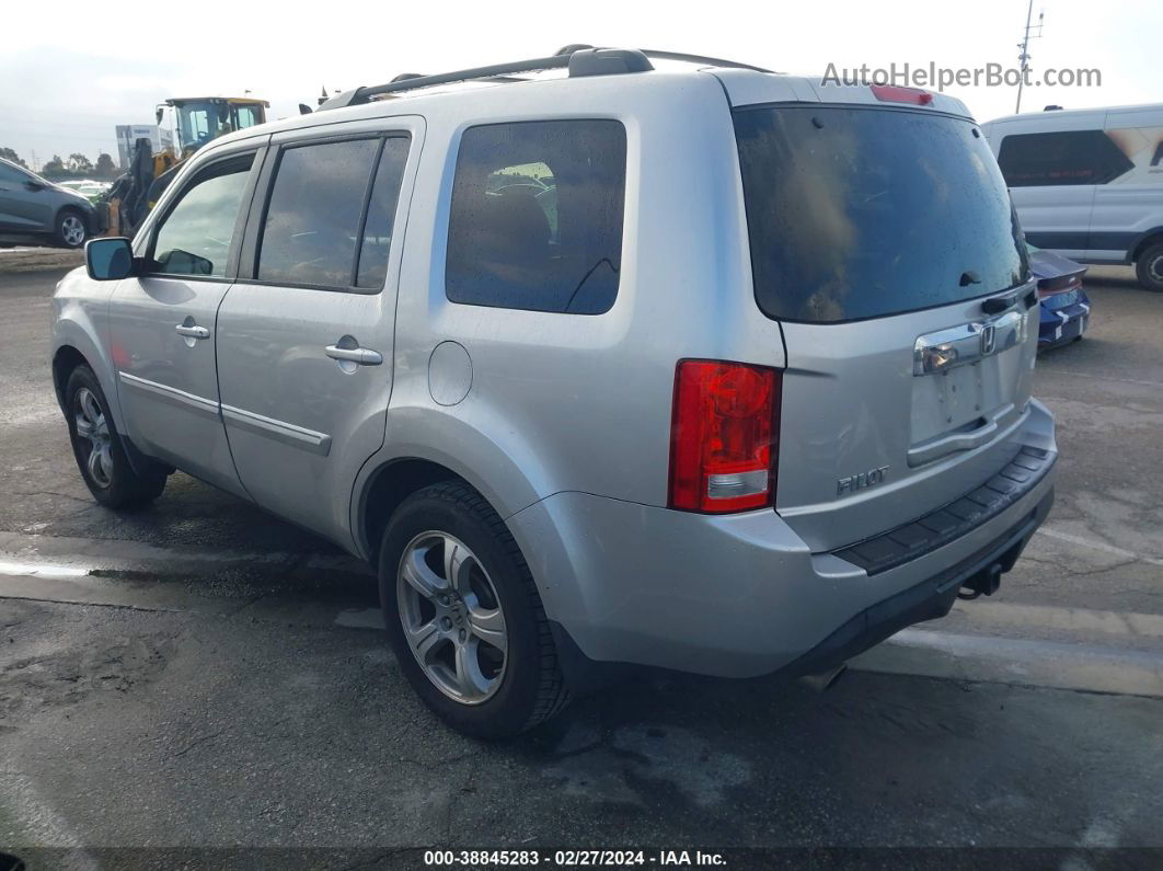 2013 Honda Pilot Ex-l Silver vin: 5FNYF4H59DB031361