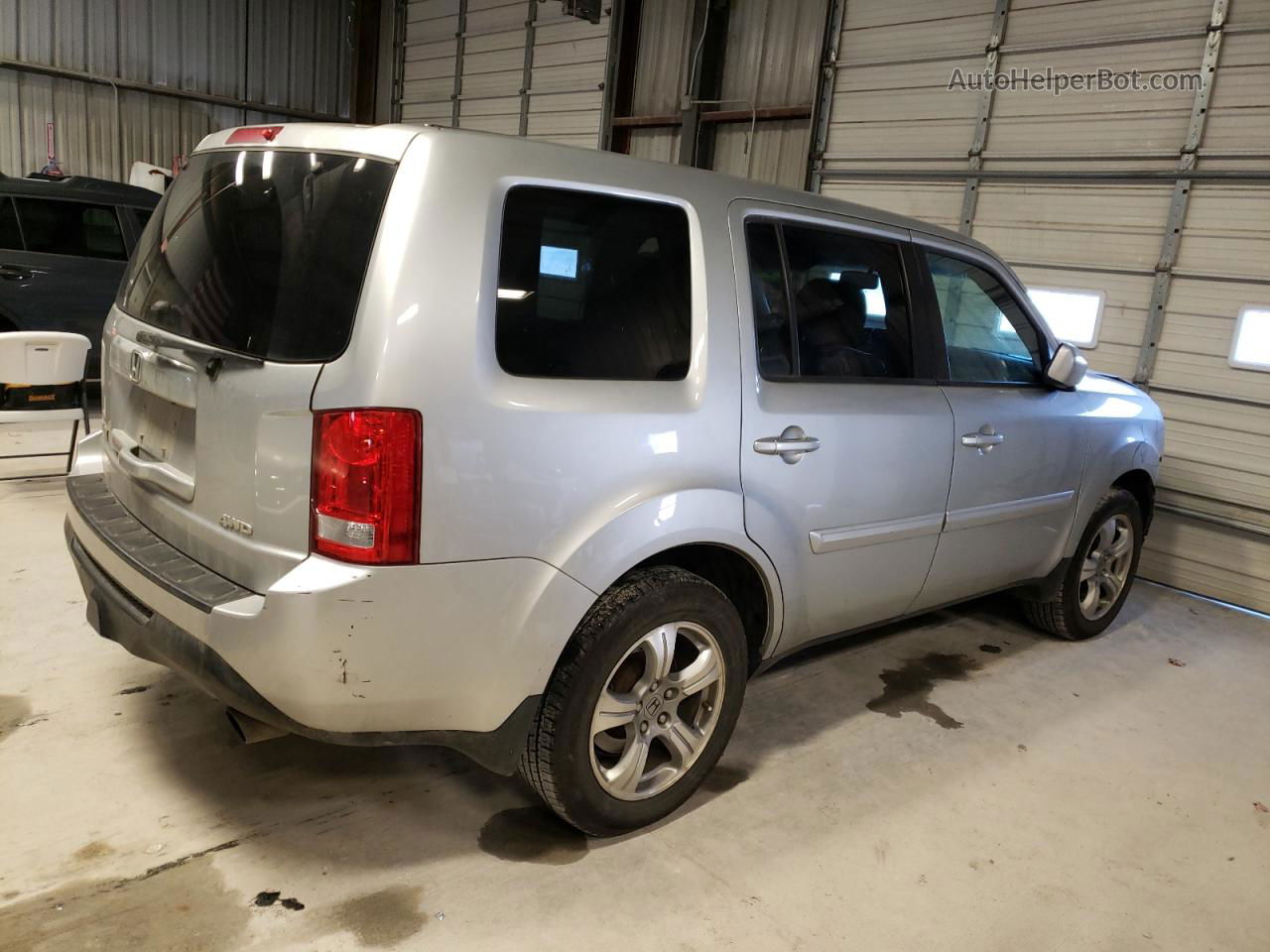 2013 Honda Pilot Exl Серебряный vin: 5FNYF4H59DB051190