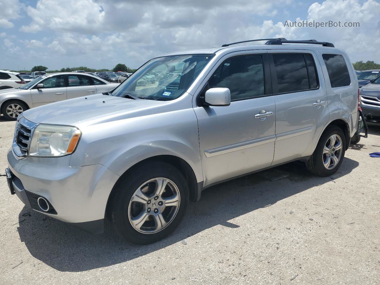 2013 Honda Pilot Exl Silver vin: 5FNYF4H59DB065218