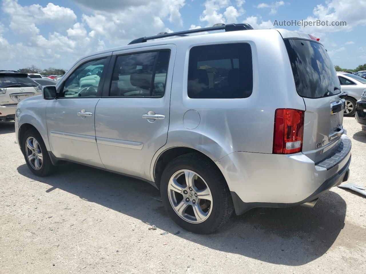 2013 Honda Pilot Exl Silver vin: 5FNYF4H59DB065218