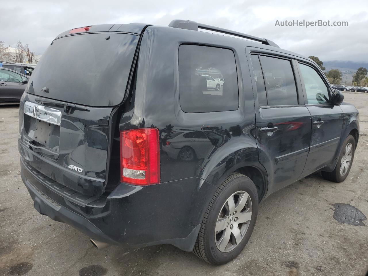 2015 Honda Pilot Exl Черный vin: 5FNYF4H59FB011551