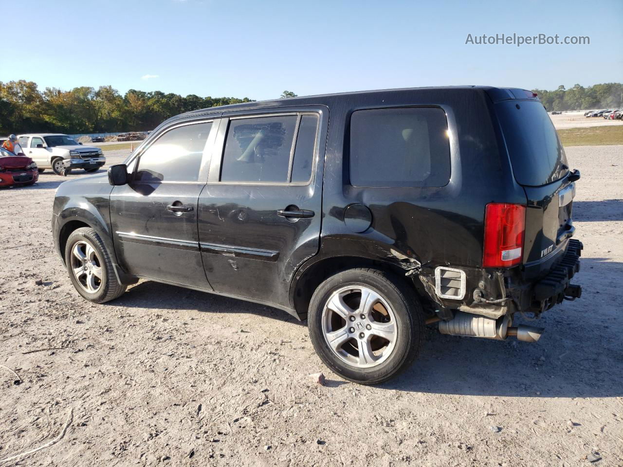 2013 Honda Pilot Exl Black vin: 5FNYF4H5XDB008655