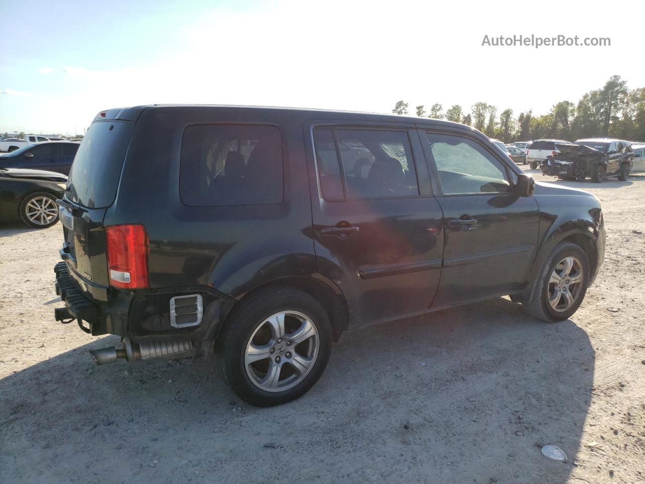 2013 Honda Pilot Exl Black vin: 5FNYF4H5XDB008655