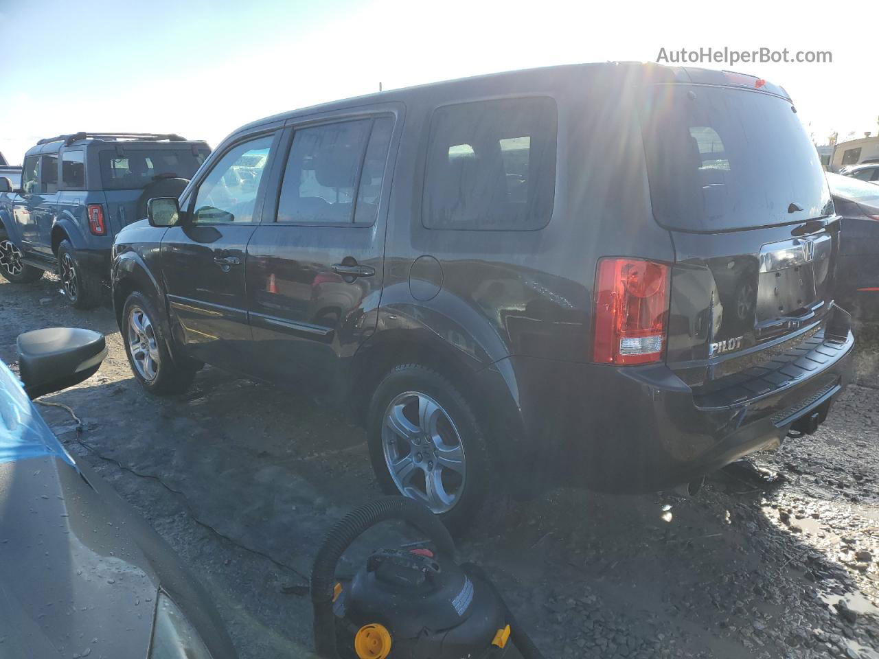 2013 Honda Pilot Exl Gray vin: 5FNYF4H5XDB010227