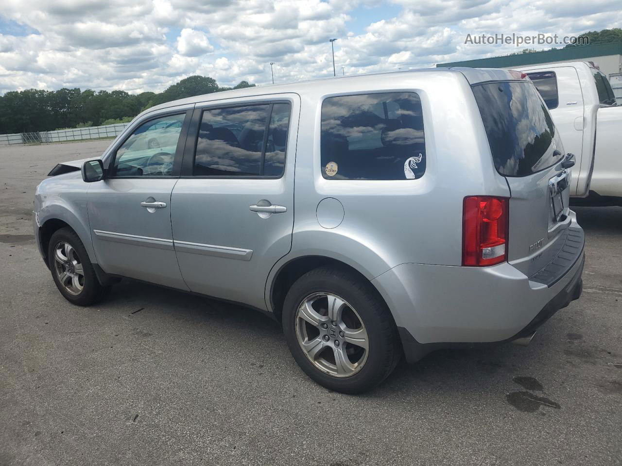 2013 Honda Pilot Exl Silver vin: 5FNYF4H5XDB016576