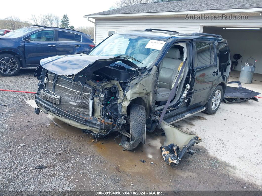 2013 Honda Pilot Ex-l Black vin: 5FNYF4H5XDB023365