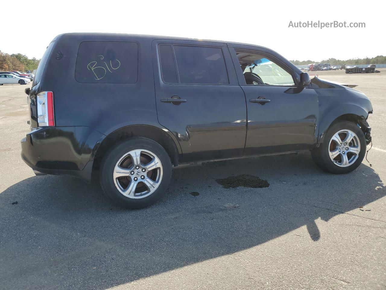 2013 Honda Pilot Exl Black vin: 5FNYF4H60DB039633