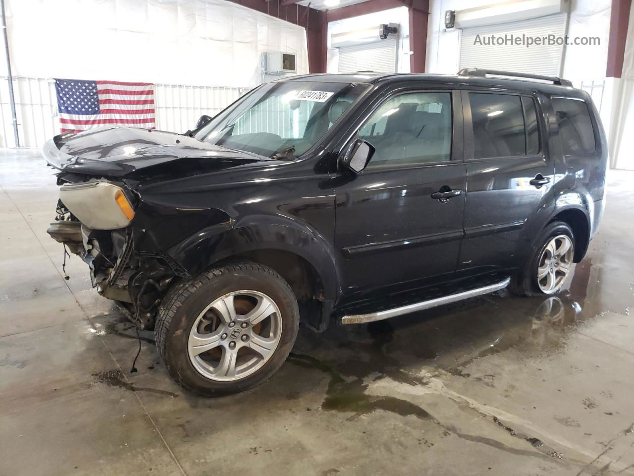 2013 Honda Pilot Exl Black vin: 5FNYF4H61DB007015