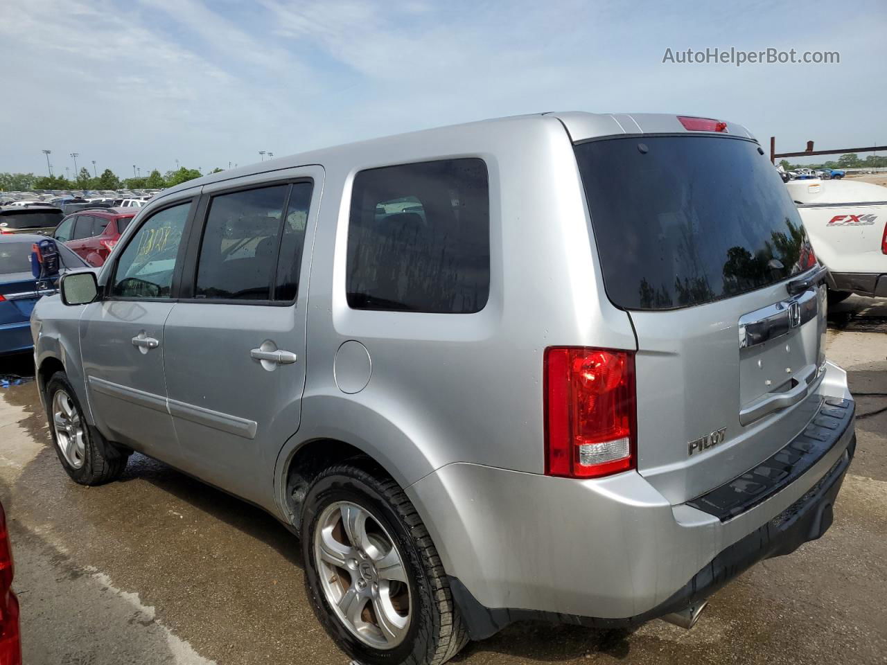 2013 Honda Pilot Exl Silver vin: 5FNYF4H62DB009971