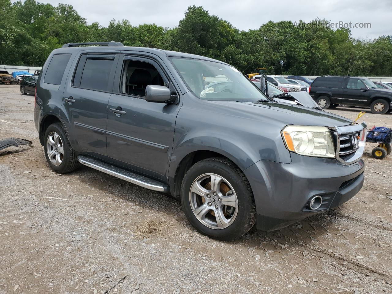 2013 Honda Pilot Exl Black vin: 5FNYF4H62DB011218