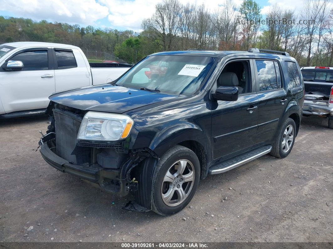 2013 Honda Pilot Ex-l Black vin: 5FNYF4H62DB058491