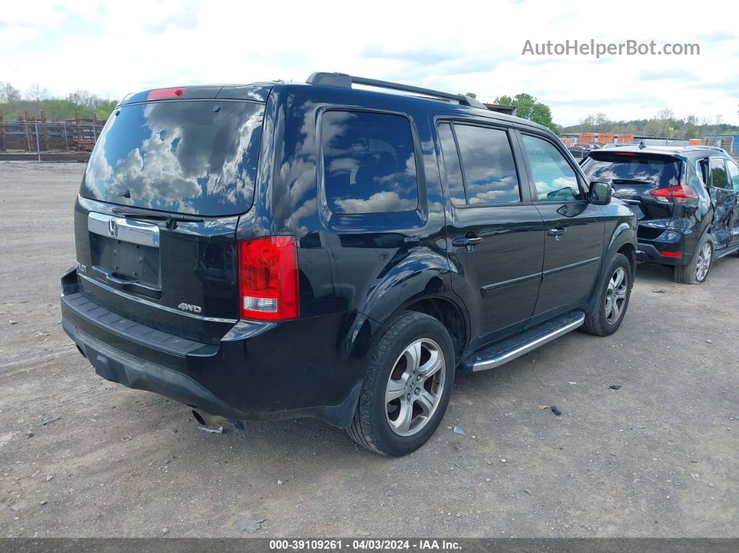 2013 Honda Pilot Ex-l Black vin: 5FNYF4H62DB058491