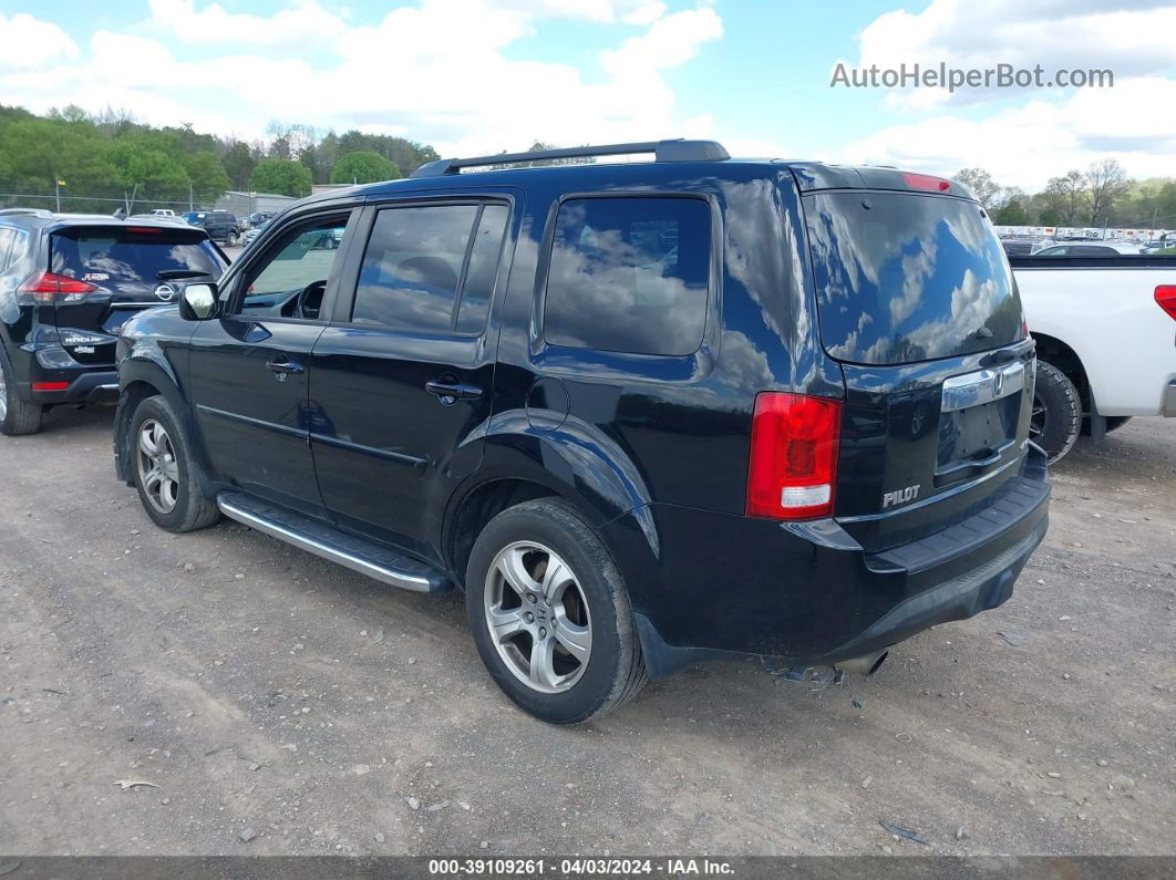 2013 Honda Pilot Ex-l Black vin: 5FNYF4H62DB058491