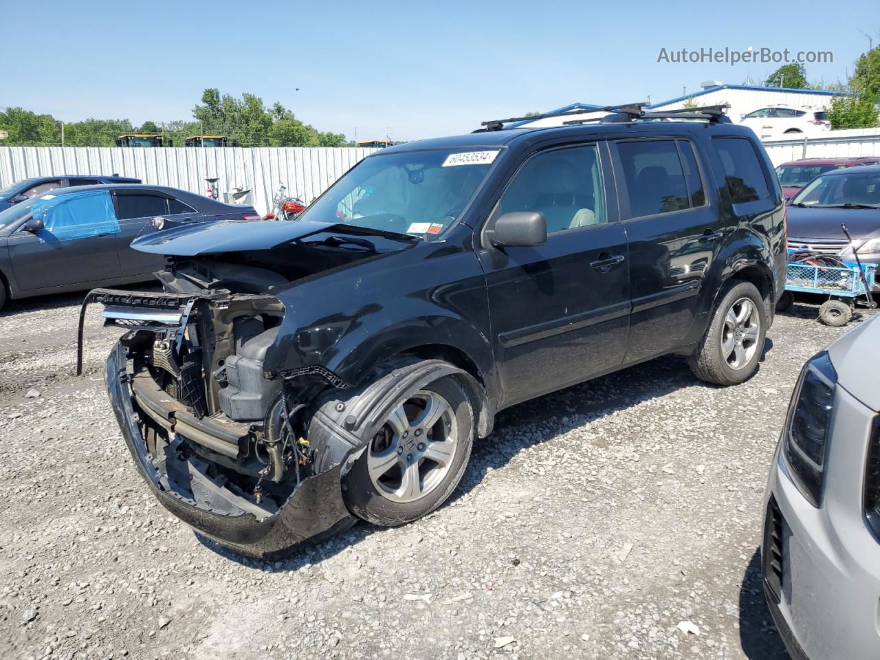 2013 Honda Pilot Exl Black vin: 5FNYF4H63DB058905