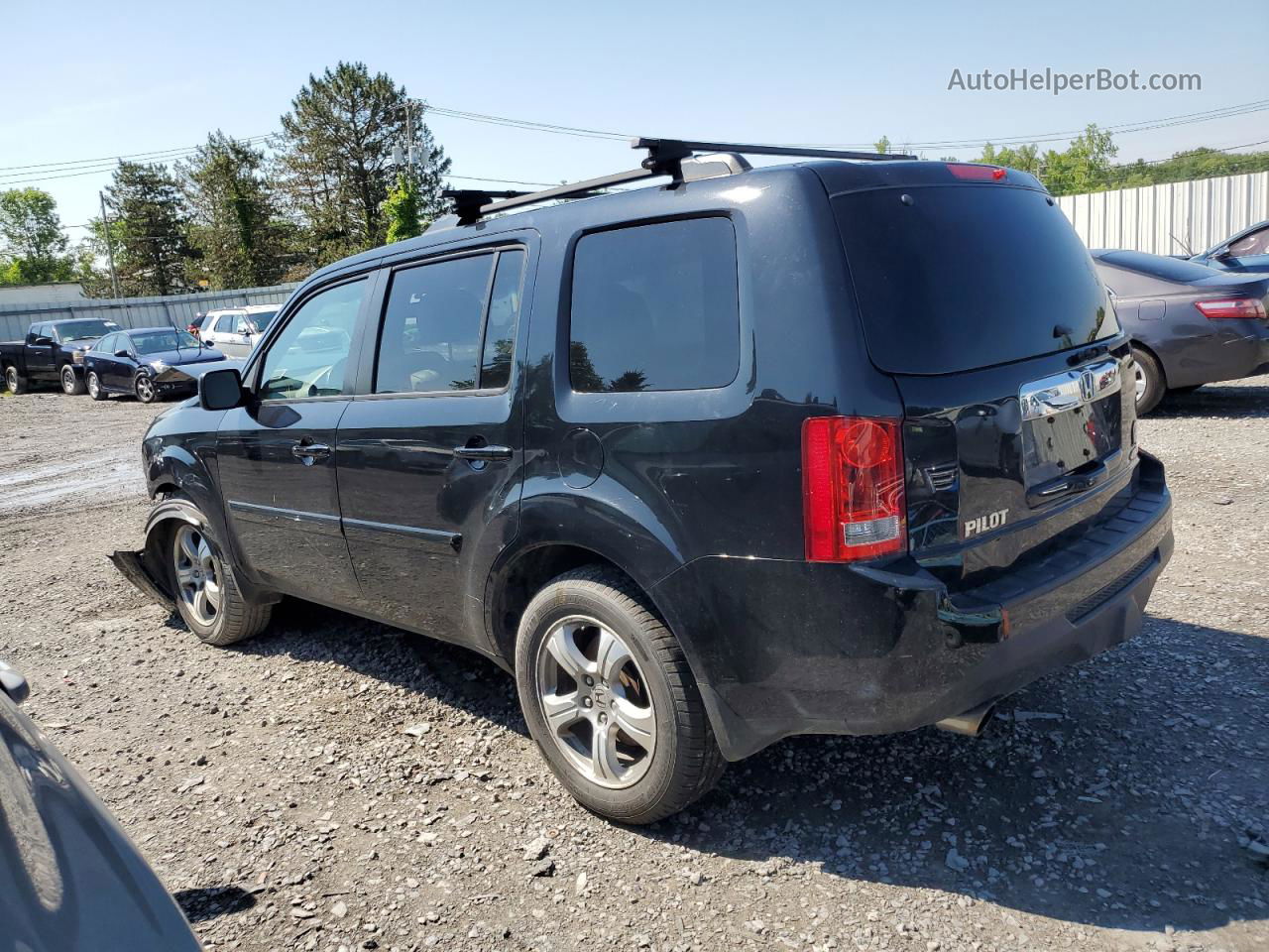 2013 Honda Pilot Exl Black vin: 5FNYF4H63DB058905