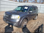 2013 Honda Pilot Ex-l Gray vin: 5FNYF4H65DB011228