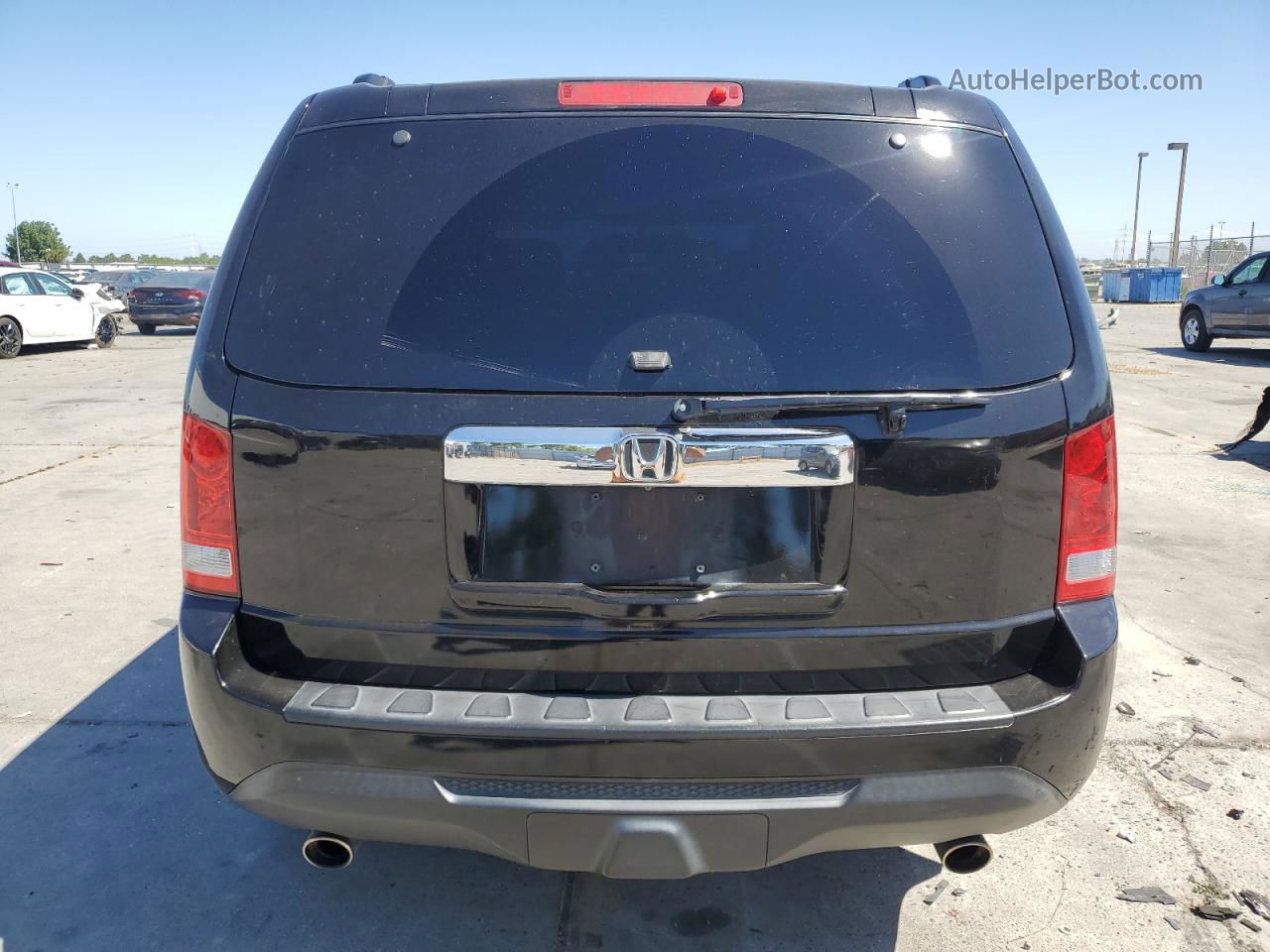 2013 Honda Pilot Exl Черный vin: 5FNYF4H65DB054211