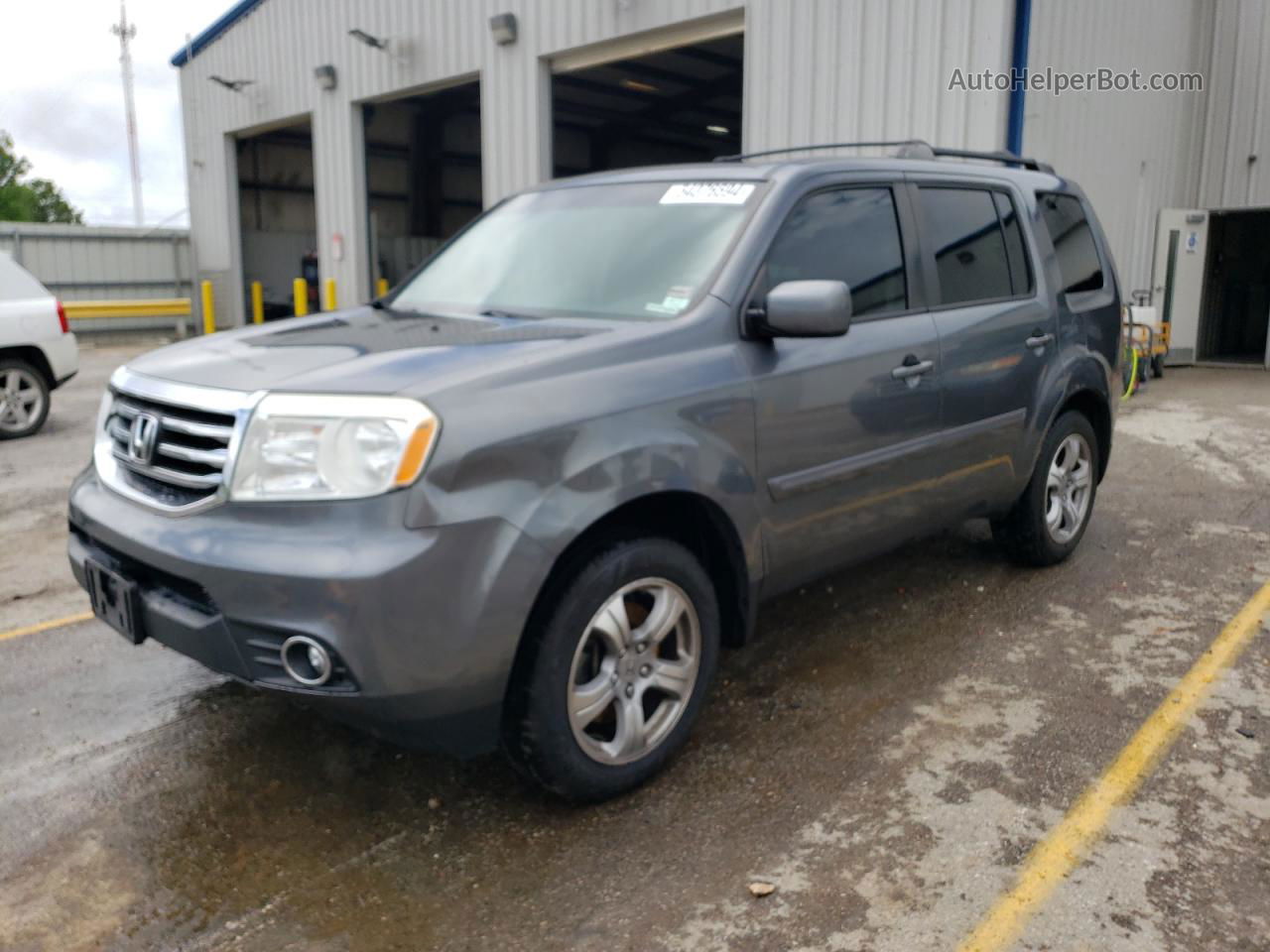 2013 Honda Pilot Exl Gray vin: 5FNYF4H66DB072619