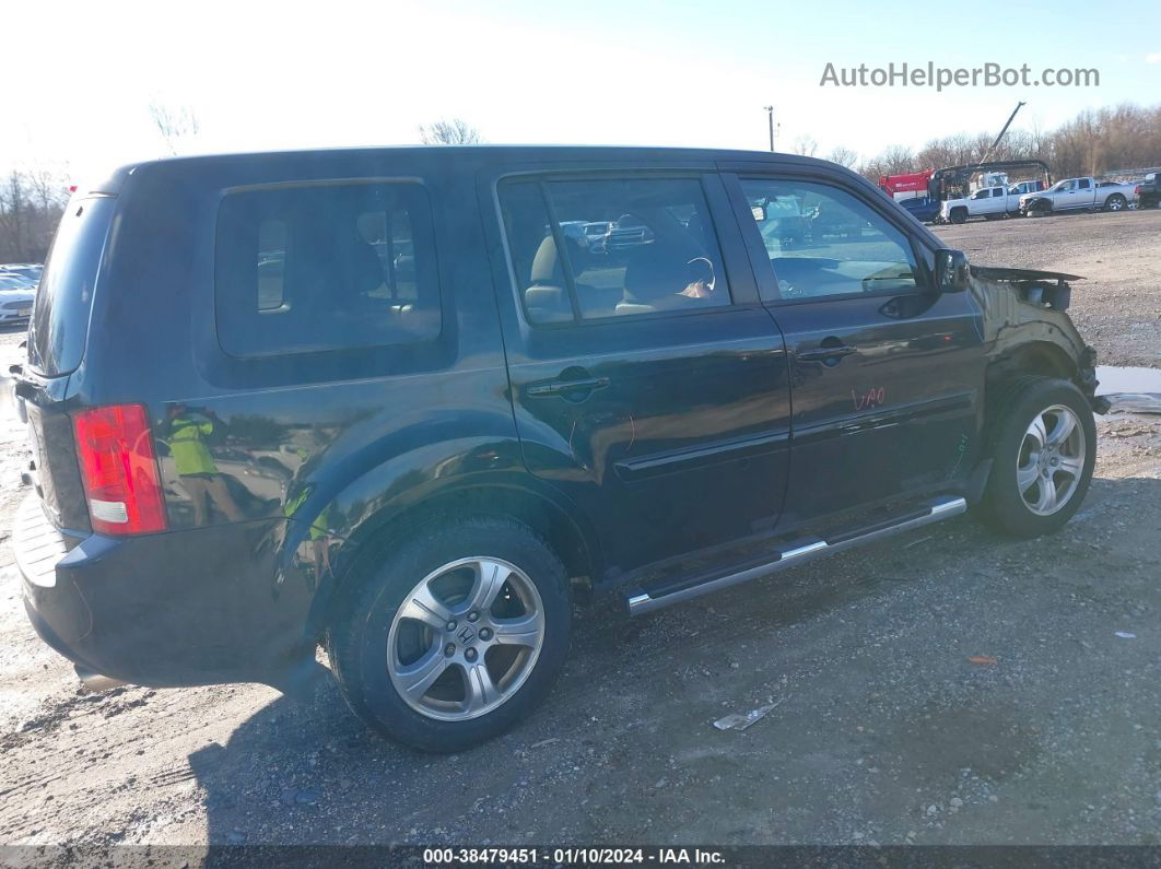 2013 Honda Pilot Ex-l Black vin: 5FNYF4H67DB015698