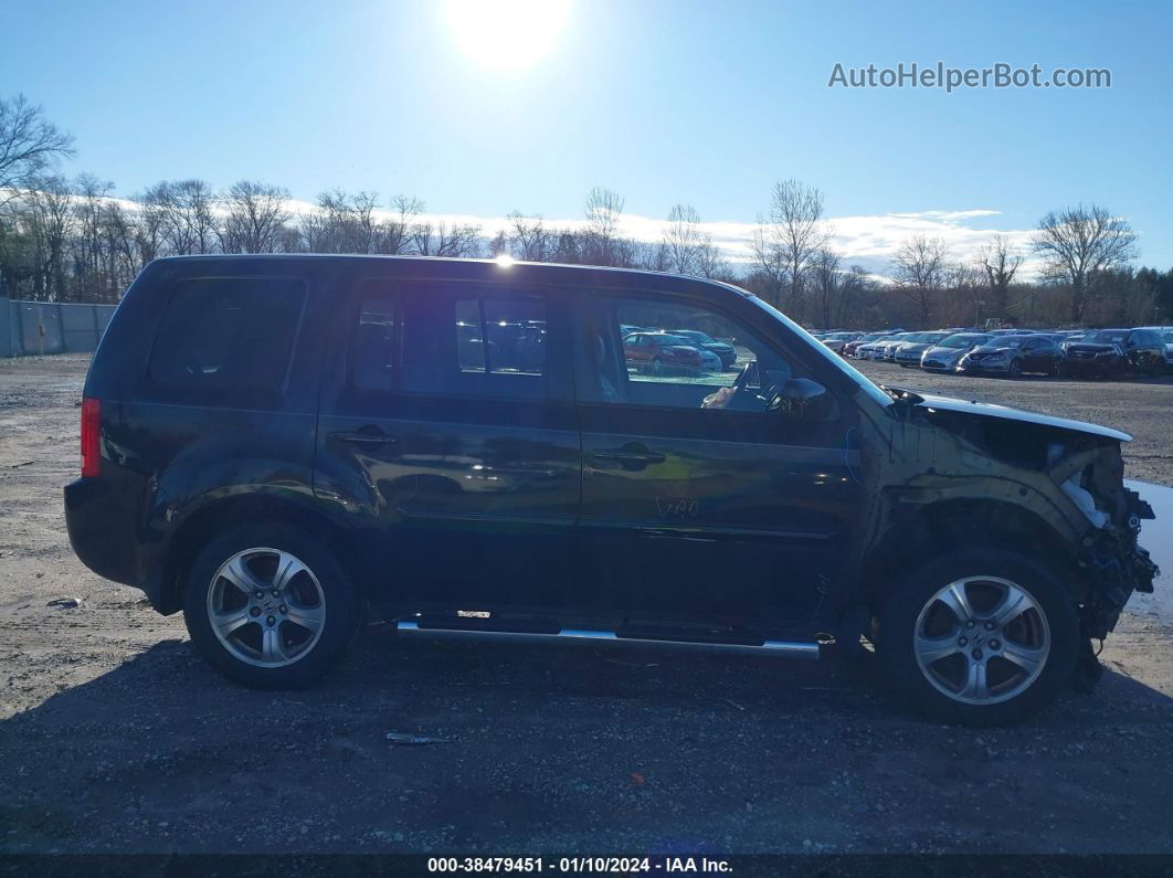 2013 Honda Pilot Ex-l Black vin: 5FNYF4H67DB015698