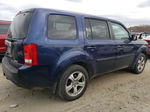 2013 Honda Pilot Exl Синий vin: 5FNYF4H68DB016858