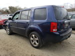 2013 Honda Pilot Exl Blue vin: 5FNYF4H68DB016858