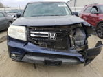 2013 Honda Pilot Exl Blue vin: 5FNYF4H68DB016858