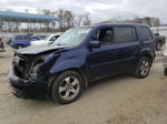 2013 Honda Pilot Exl Синий vin: 5FNYF4H68DB016858