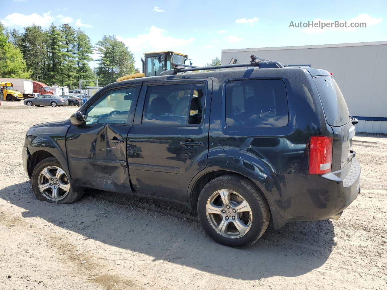 2013 Honda Pilot Exl Black vin: 5FNYF4H68DB034423